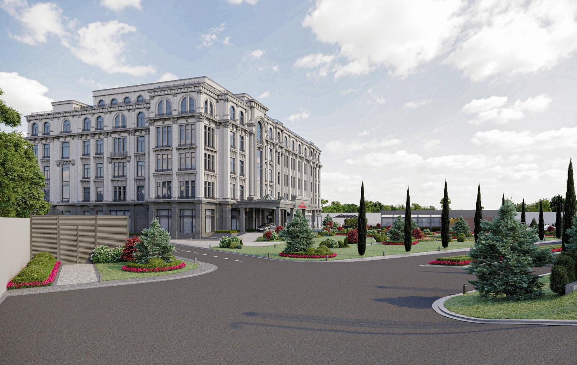 ホテル Crowne Plaza Tashkent By Ihg エクステリア 写真
